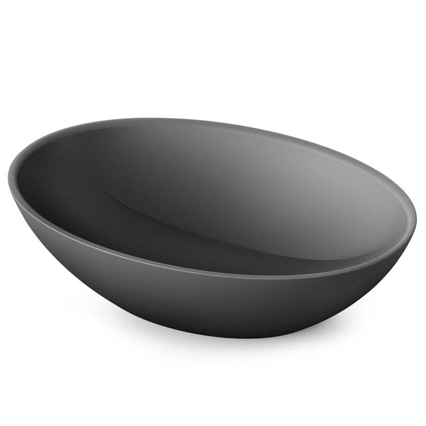 Praustuvas Paa Perla Graphite® 51x35,5 cm, grafito spalva, IPERLS/01