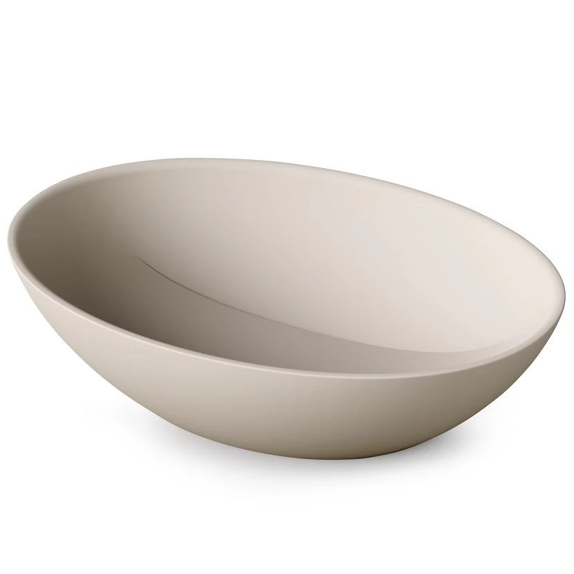 Praustuvas Paa Perla SilkSTONE® 51x35,5 cm, matte caffelatte spalva, IPERLS/04