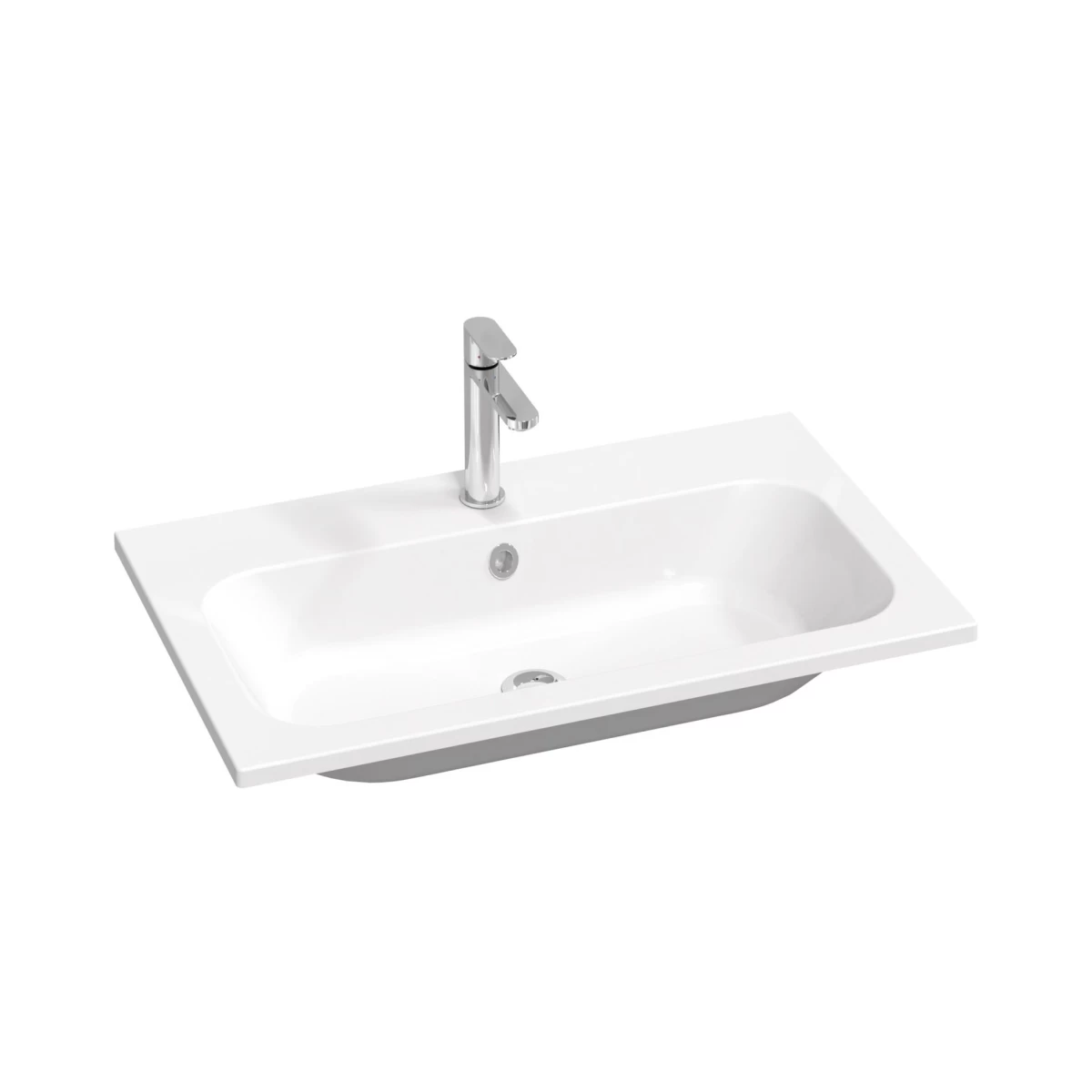 Praustuvas RAVAK Chrome Slim 80, 80x49cm
