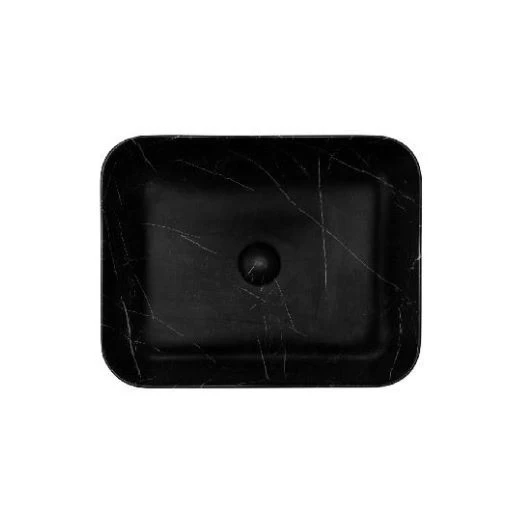 Praustuvas Riho Slate 52x39 cm, juodas marmuras