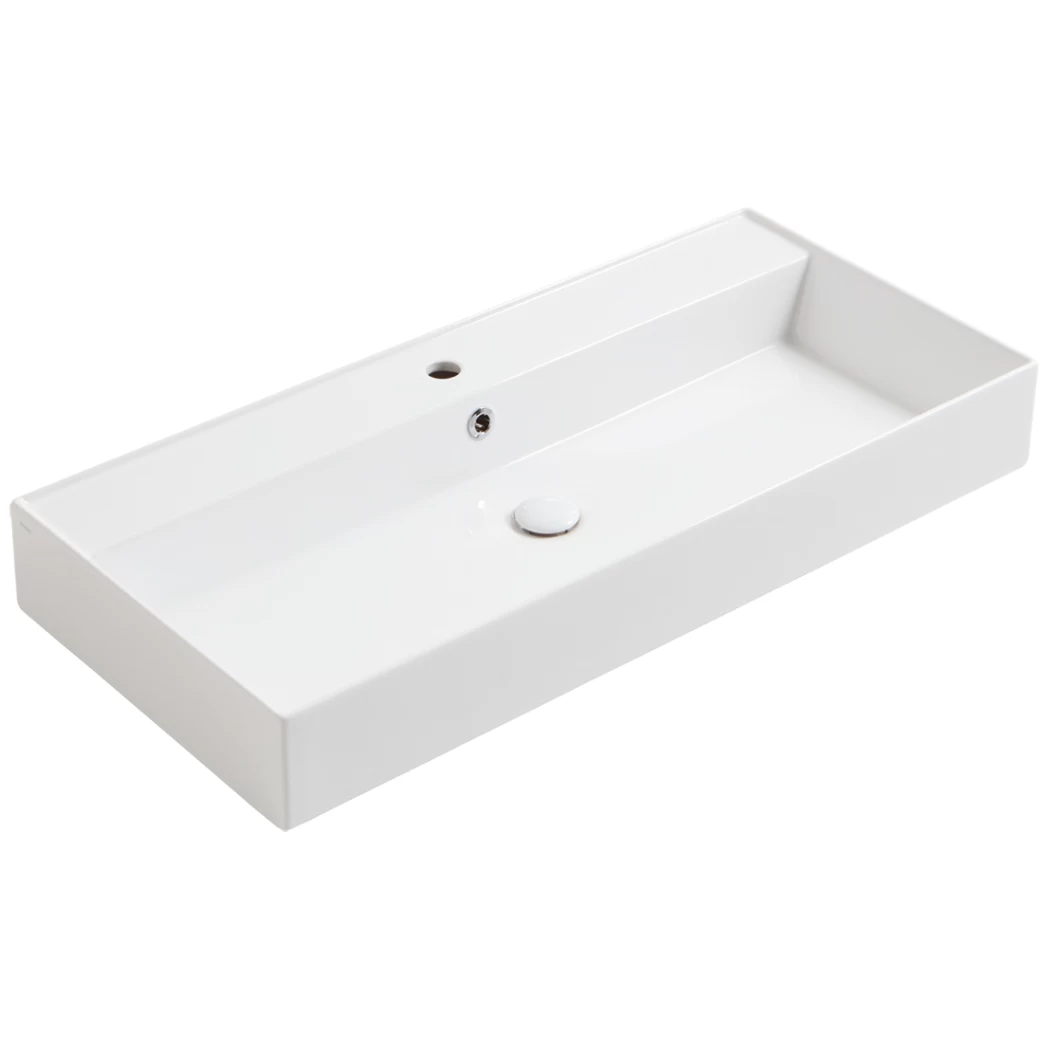 Praustuvas Simas Agile 101x46 cm, balta matinė, AG101 BIANCO MATT