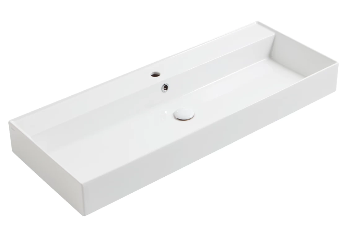 Praustuvas Simas Agile 121x46 cm, balta matinė, AG121 BIANCO MATT