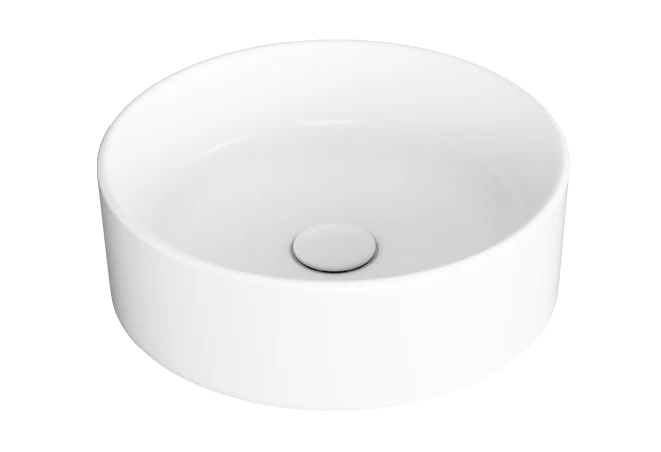 Praustuvas Simas Foriu 40x40 cm, balta blizgi, FO01 BIANCO