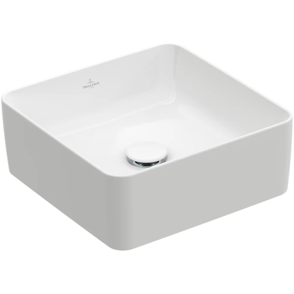 Praustuvas Villeroy &amp; Boch COLLARO 38x38 cm, baltas su CP, 4A2138R1