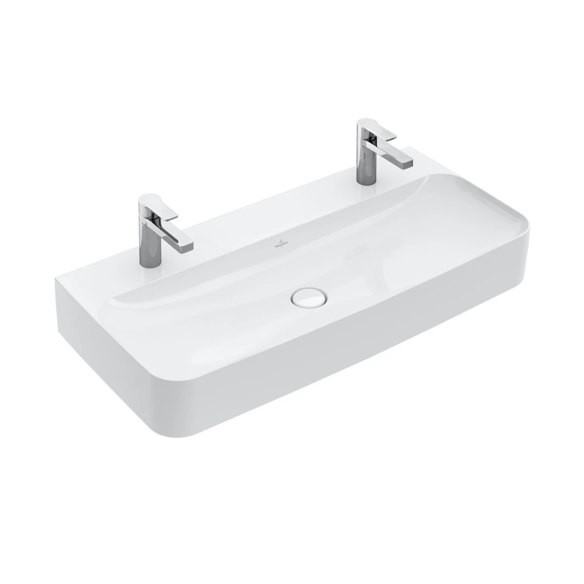Praustuvas Villeroy &amp; Boch FINION 100x47 cm, baltas CeramicPlus 41681LR1