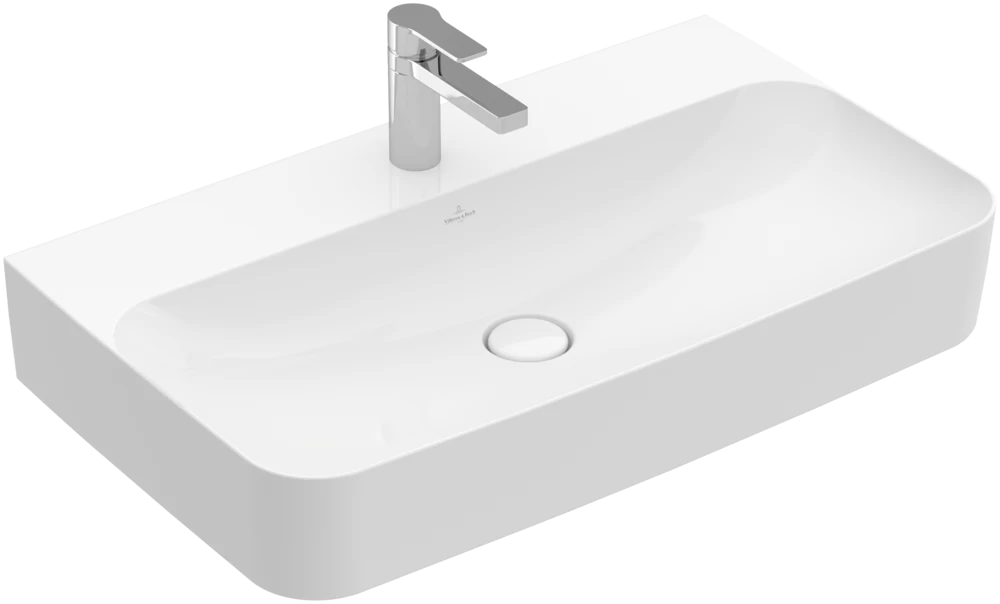 Praustuvas Villeroy &amp; Boch Finion 80x47 cm, balta, 41688LR1