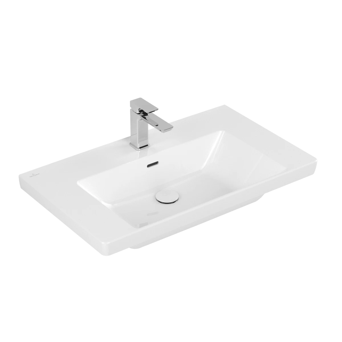 Praustuvas Villeroy &amp; Boch SUBWAY 3.0, 800x470 mm, baltas CeramicPlus, 4A7080R1
