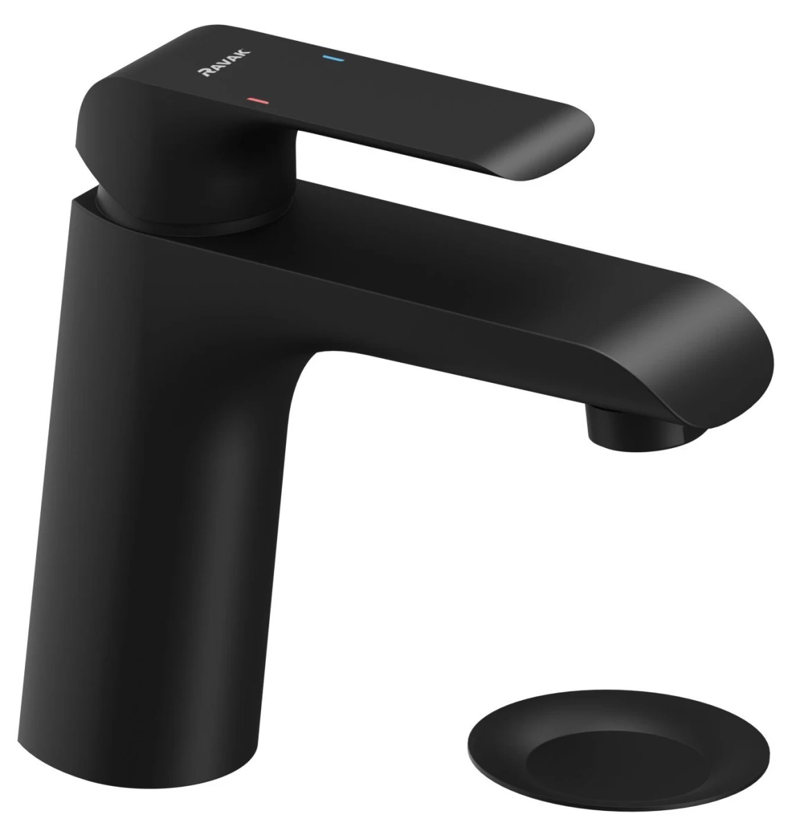 Praustuvo maišytuvas Flat, juodas, X070172
