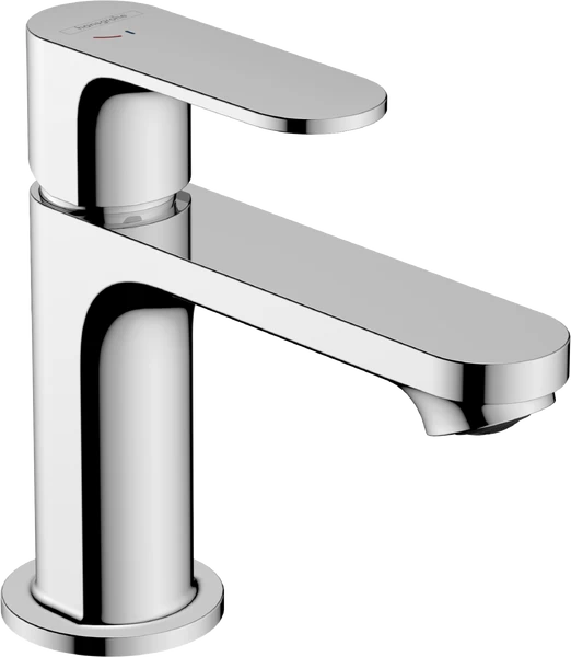 Praustuvo maišytuvas HANSGROHE Rebris S 80 CoolStart EcoSmart+ su dugno vožtuvu, chromuotas, 72586000
