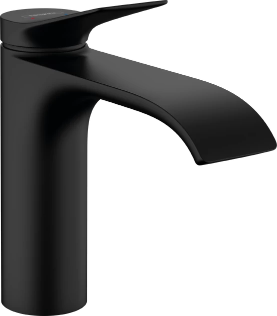 Praustuvo maišytuvas HANSGROHE Vivenis 110 be dugno vožtuvo, matinė juoda, 75022670