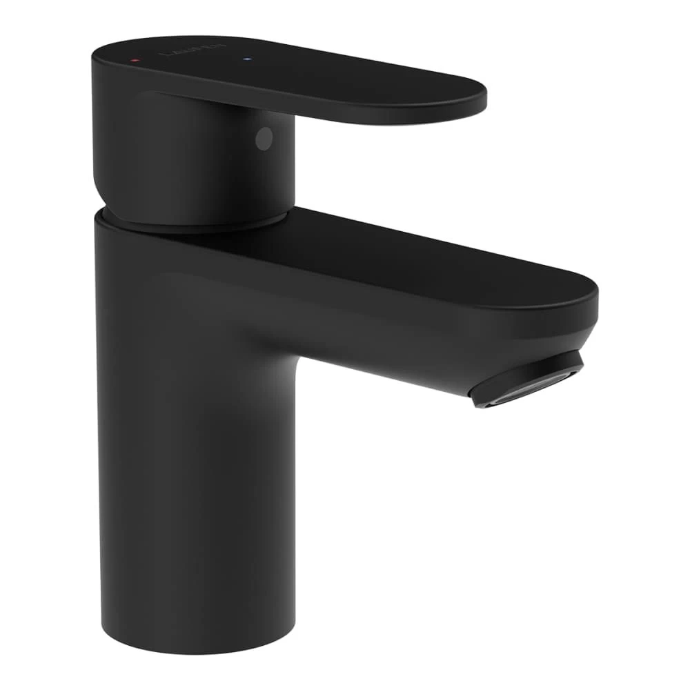 Praustuvo maišytuvas LAUFEN PRO X Eco+ 100 mm, be dugno vožtuvo, juodas matinis, HF506902198000