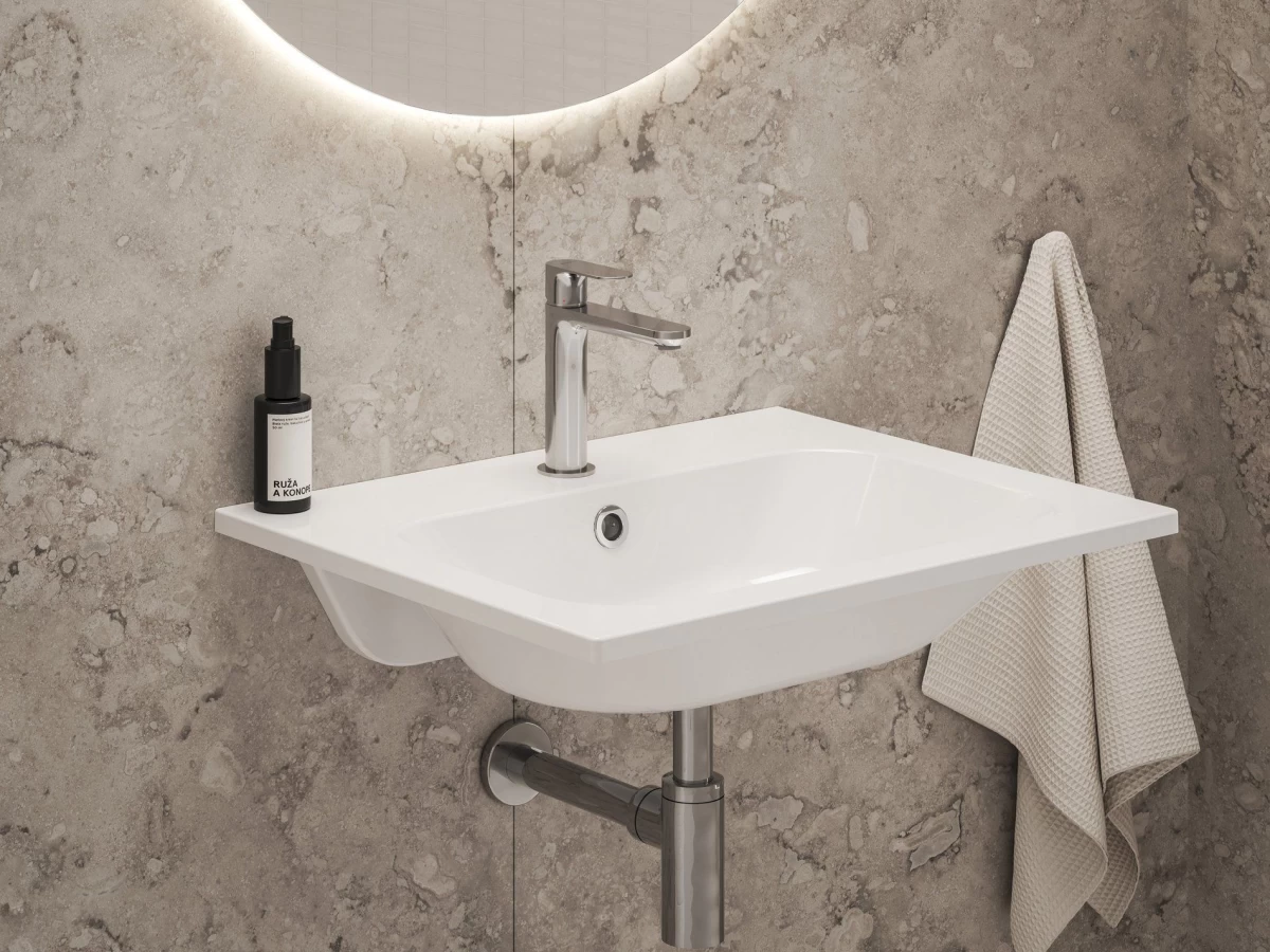 Praustuvo maišytuvas Ravak Eleganta 170 mm be dugno vožtuvo, Chrome X070210