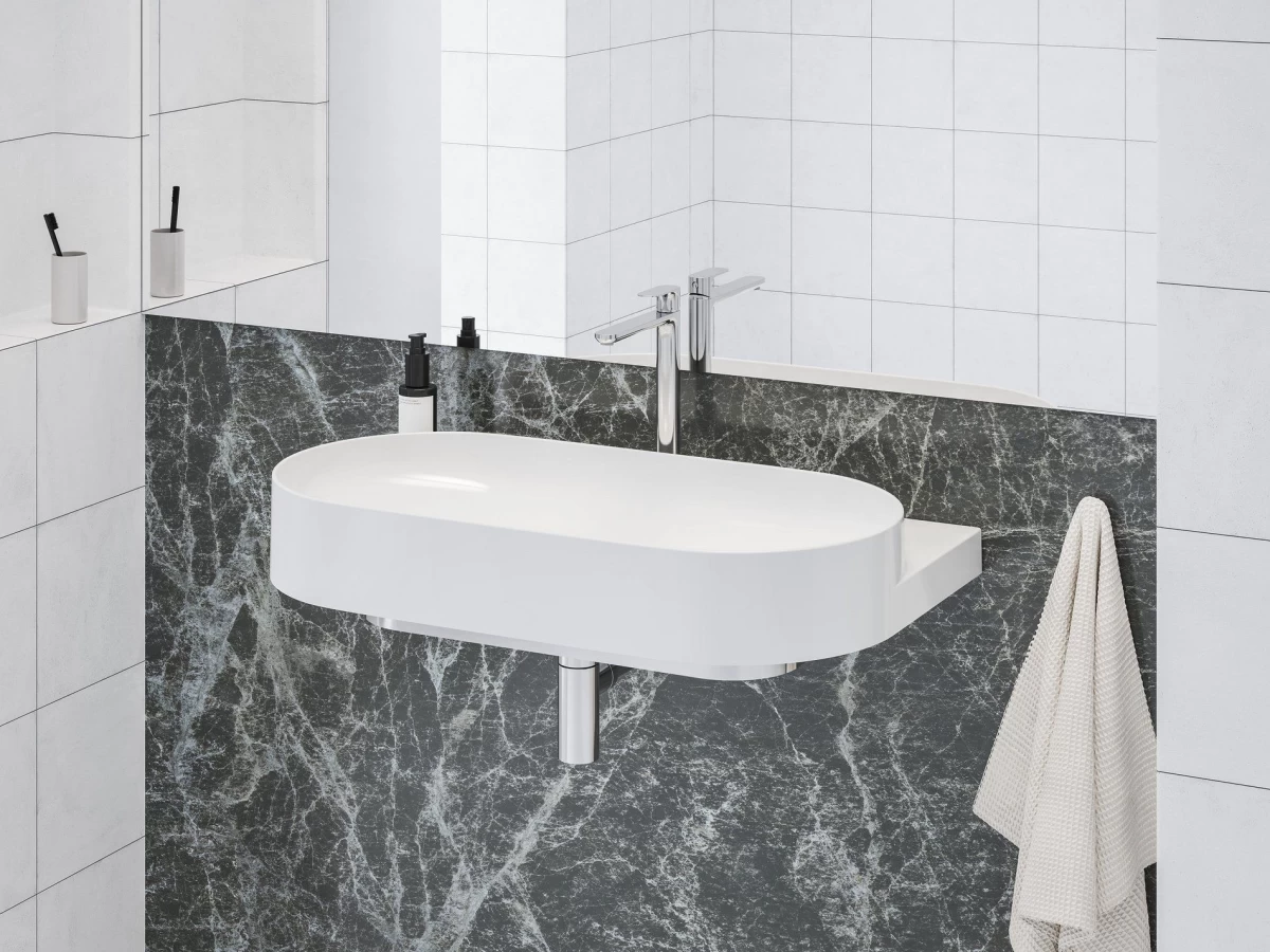 Praustuvo maišytuvas Ravak Eleganta BeCool 335 mm be dugno vožtuvo, Chrome X070419