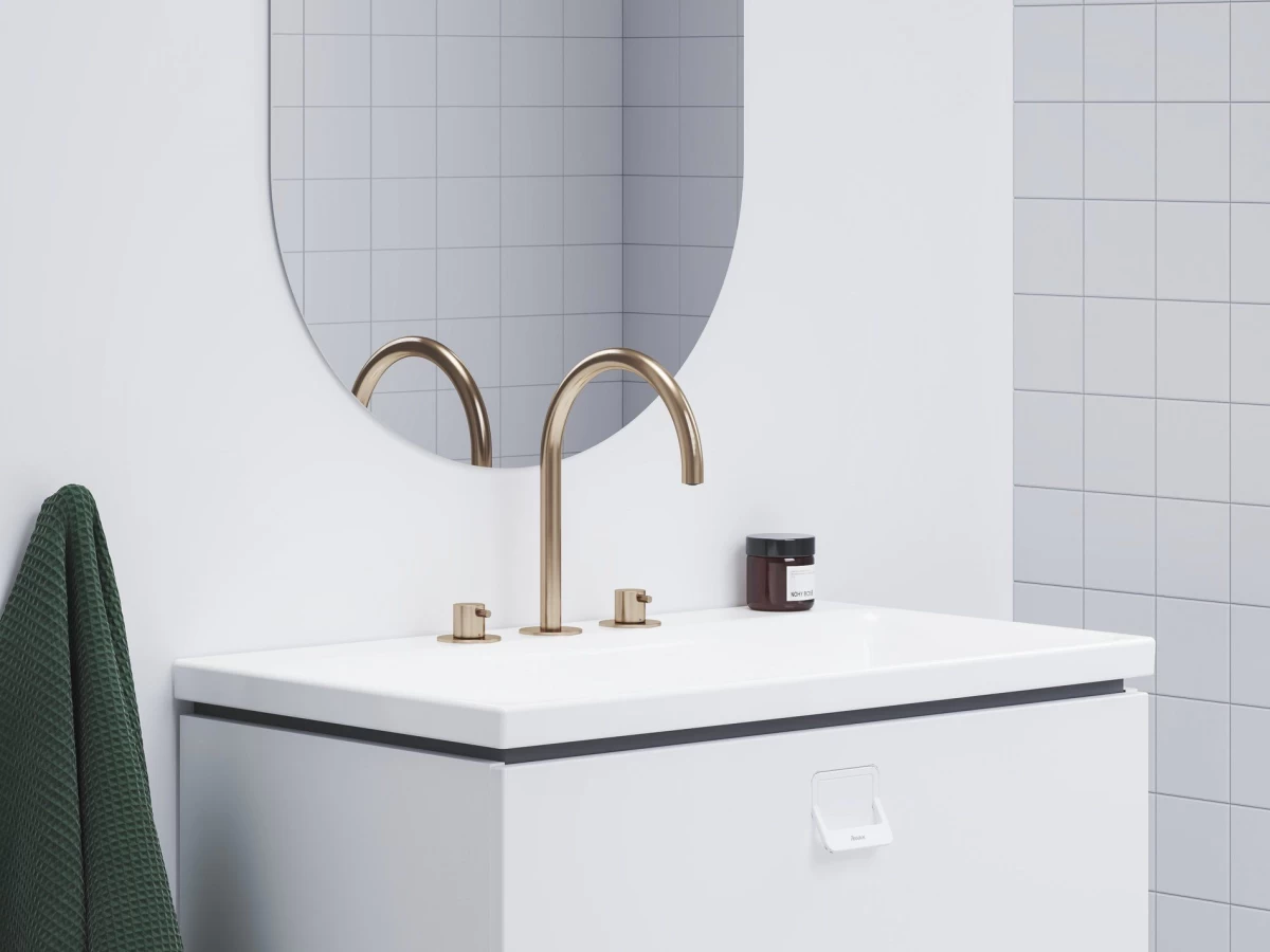 Praustuvo maišytuvas Ravak Espirit 270 mm, 3 dalių be dugno vožtuvo, Rose Gold Brushed X070349 Praustuvo maišytuvas Ravak Espirit 270 mm, 3 dalių be dugno vožtuvo, Rose Gold Brushed X070349
