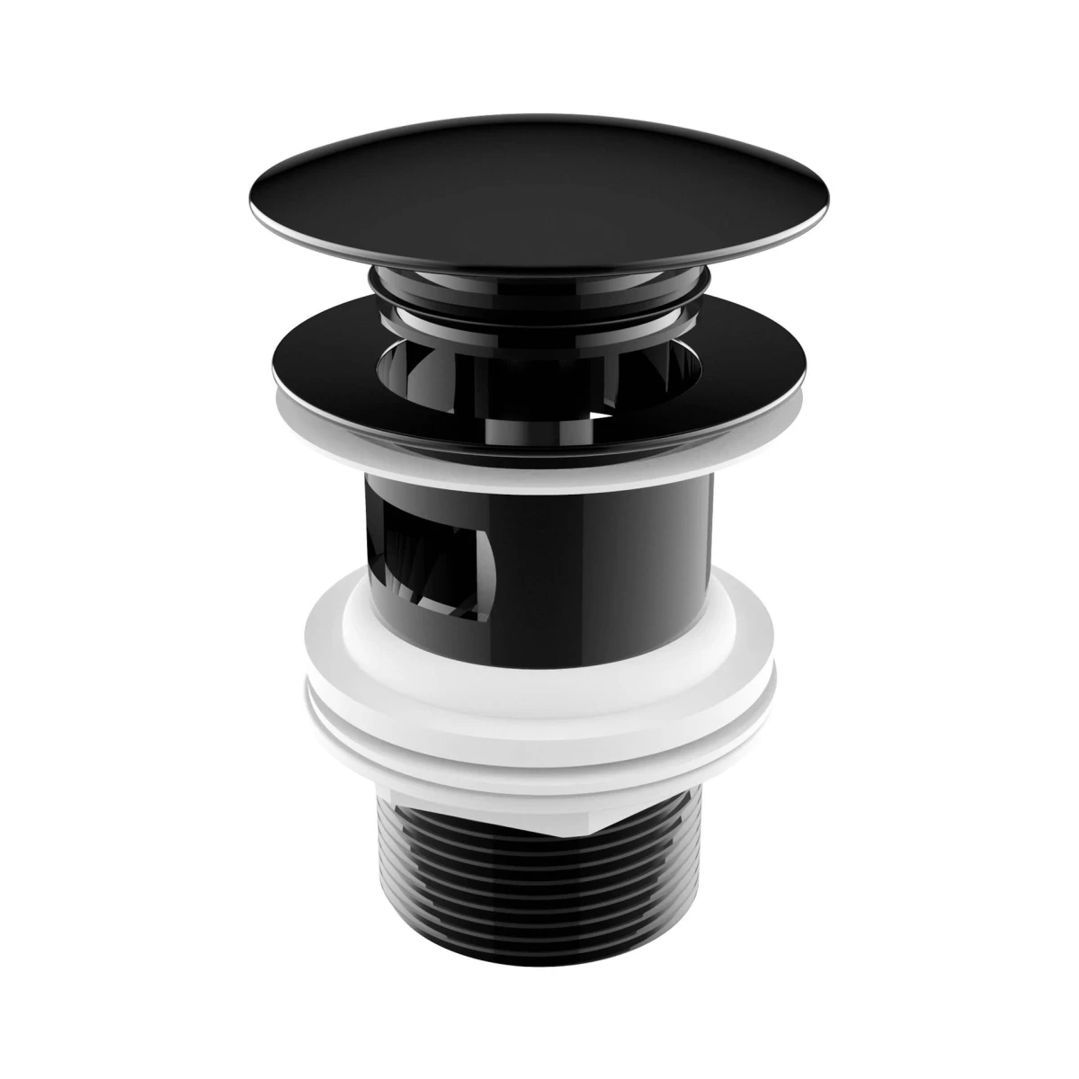 Praustuvo sifono galvutė Click-Clack 5/4 Jika, juodas matinis, H3702F97161031