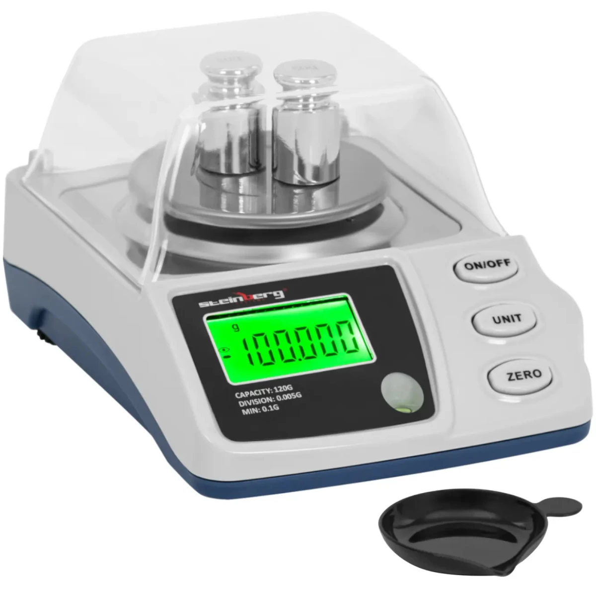 Precizinės Laboratorinės Svarstyklės Su Apsauginiu Dangteliu 0,1-120 G / 0,005 G Precizinės Laboratorinės Svarstyklės Su Apsauginiu Dangteliu 0,1-120 G / 0,005 G
