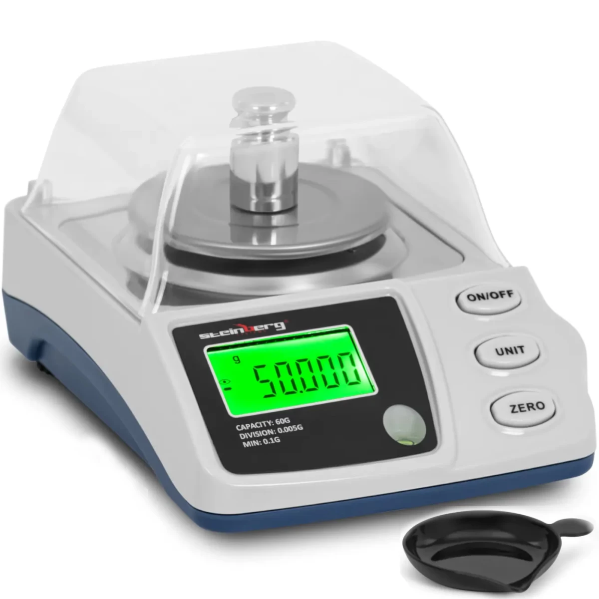 Precizinės Laboratorinės Svarstyklės Su Apsauginiu Dangteliu 0,1-60 G / 0,005 G Precizinės Laboratorinės Svarstyklės Su Apsauginiu Dangteliu 0,1-60 G / 0,005 G