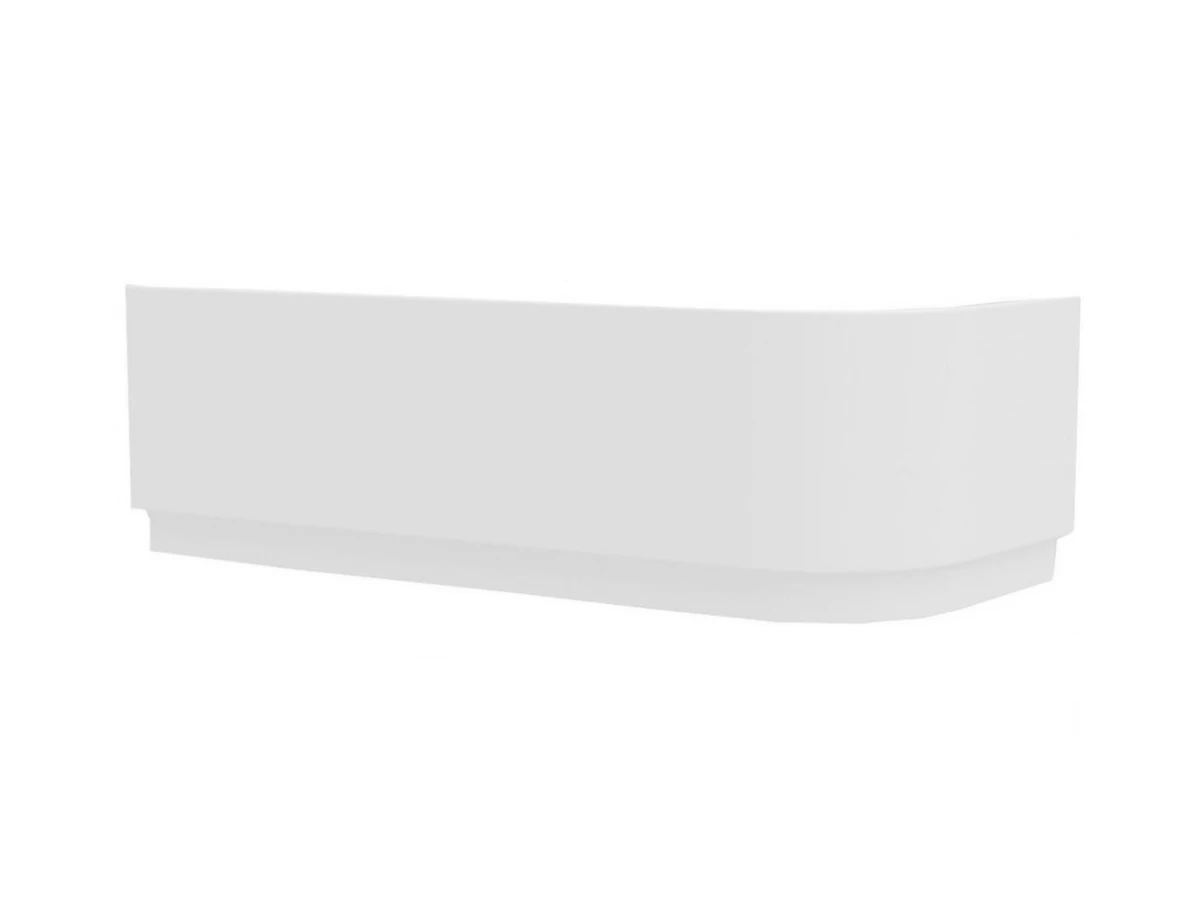 Priekinė apdailos plokštė A Chrome 170x105 K, sniego baltumo