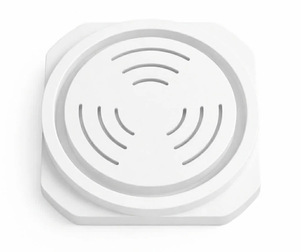 Priglaistomas dūmų detektoriaus korpusas - Su angomis