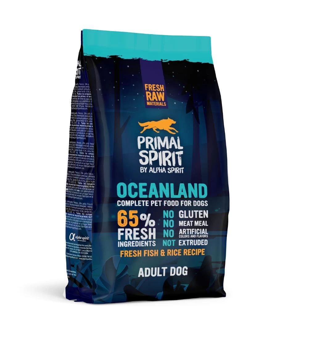 PRIMAL Oceanland Adult Dog drėgnas pašaras šunims 1kg, PRIM0401