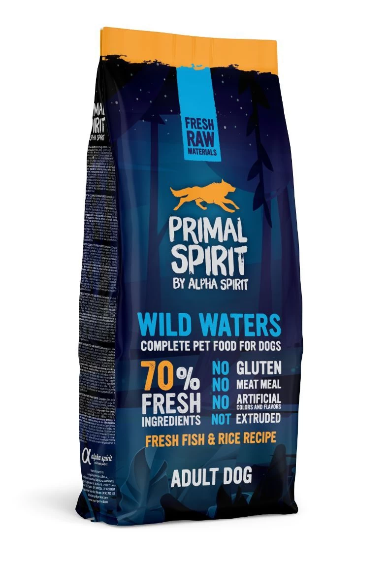 PRIMAL Wild Waters Adult Dog drėgnas pašaras šunims 12kg, PRIM0212
