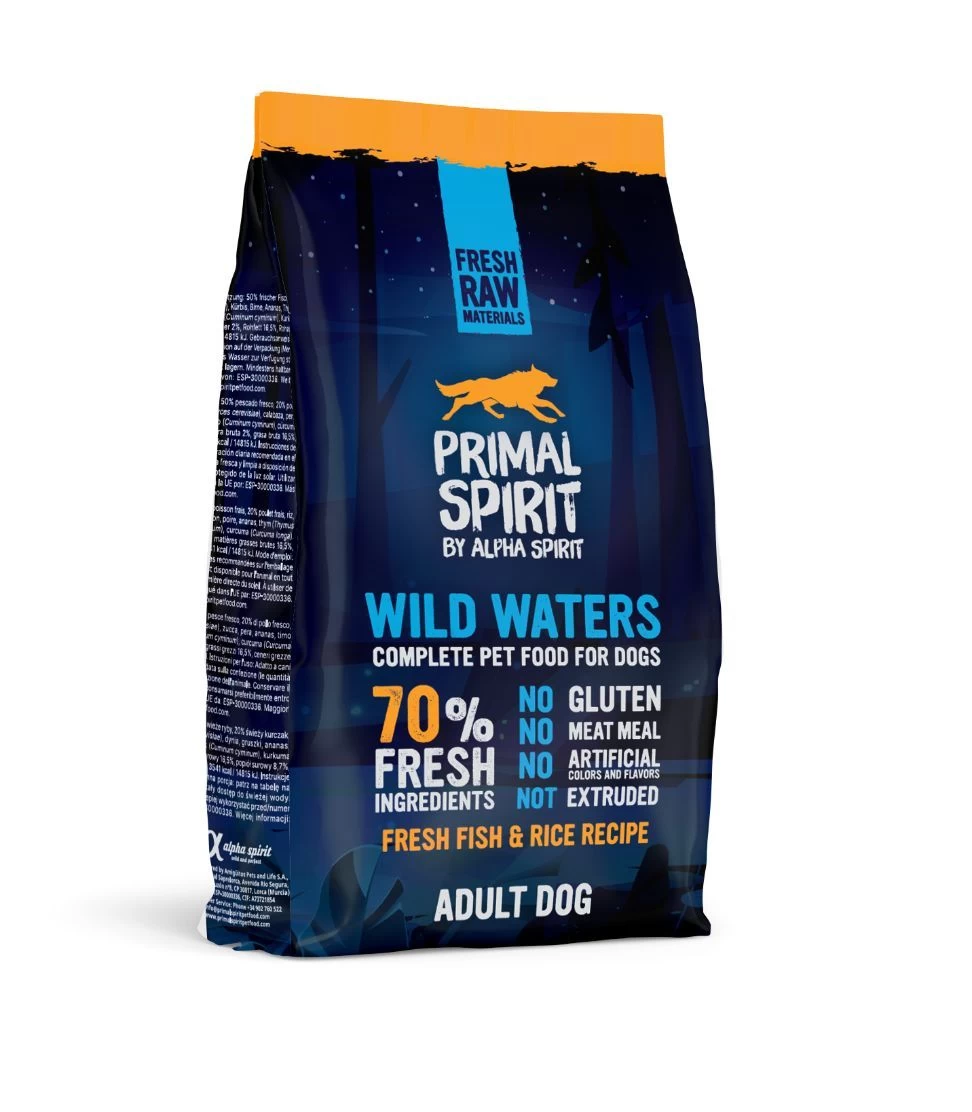 PRIMAL Wild Waters Adult Dog drėgnas pašaras šunims 1kg, PRIM0201