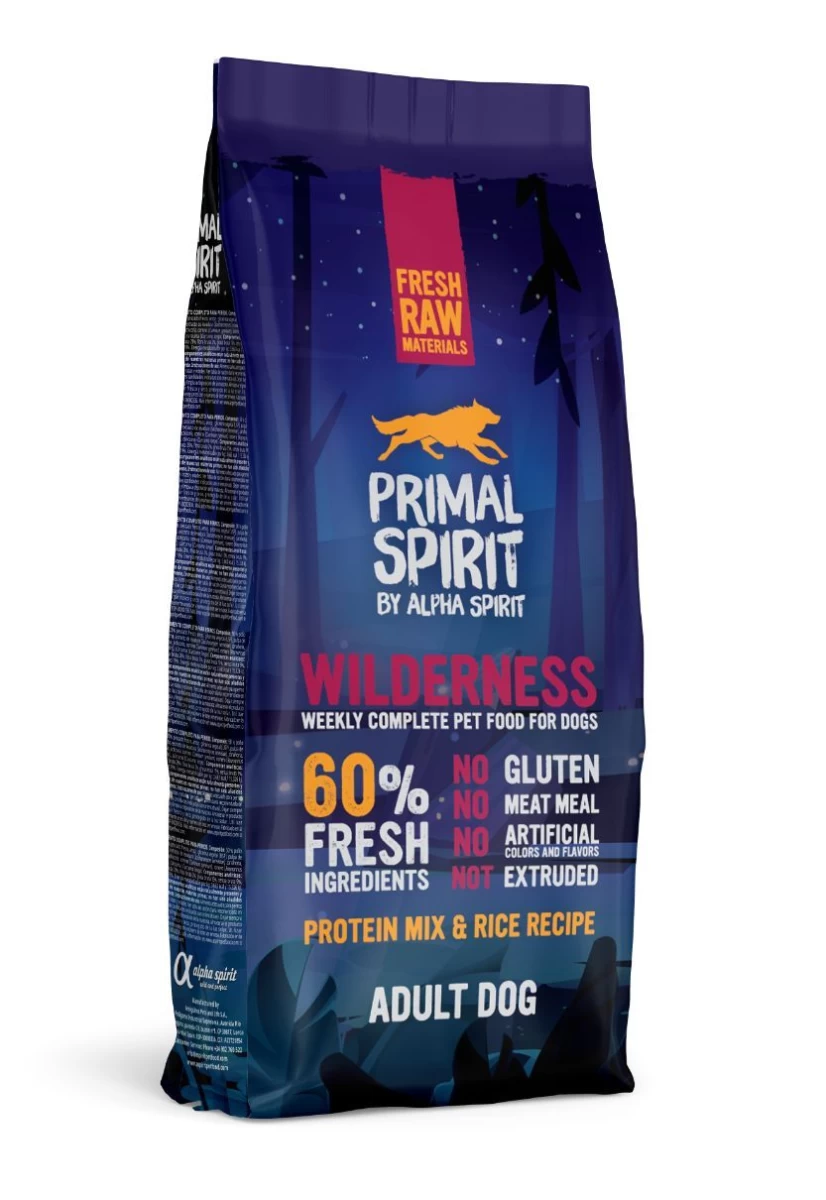 PRIMAL Wilderness Adult Dog drėgnas pašaras šunims 12kg, PRIM0512