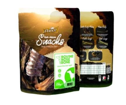 PRINCE skanėstai šunims Jaučio nosies kaulas 650g
