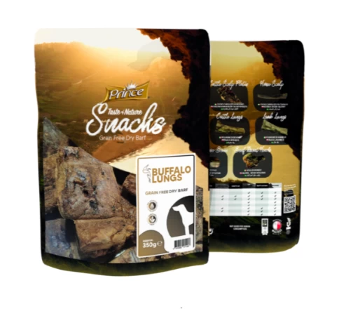 PRINCE skanėstas šunims Buivolų plaučiai 350g