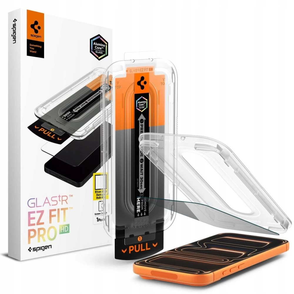 Privatus Stiklas Su Aplikatoriumi, Skirtas iphone 16 Pro / 17 / 17 Pro Glas.tr Ez Fit Pro