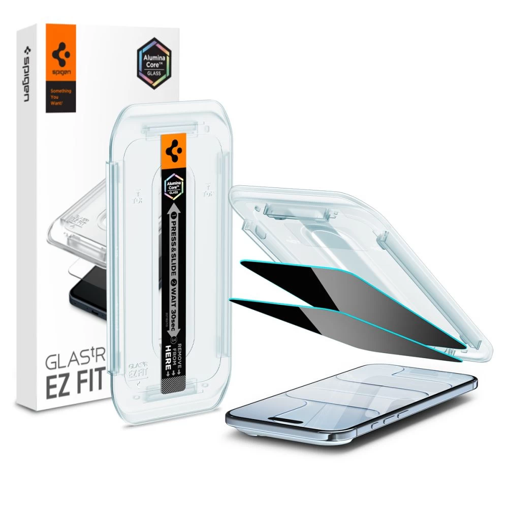 Privatus Stiklas Su Aplikatoriumi, Skirtas iphone 17 Air Glas.tr Ez Fit - 2 Vnt.