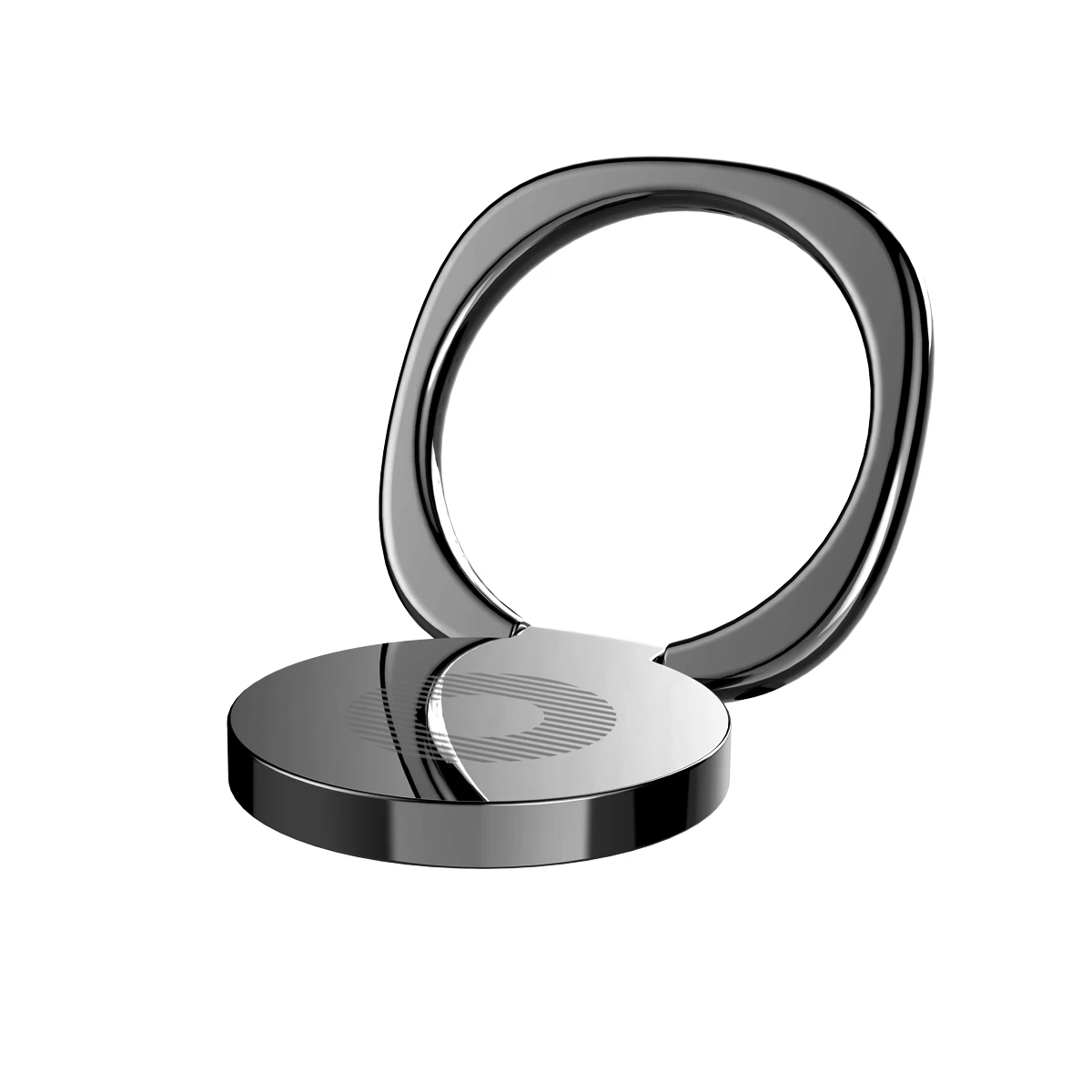 Privity Ring Magnetinis Piršto Telefono Laikiklis Su Stovo Funkcija - Juodas