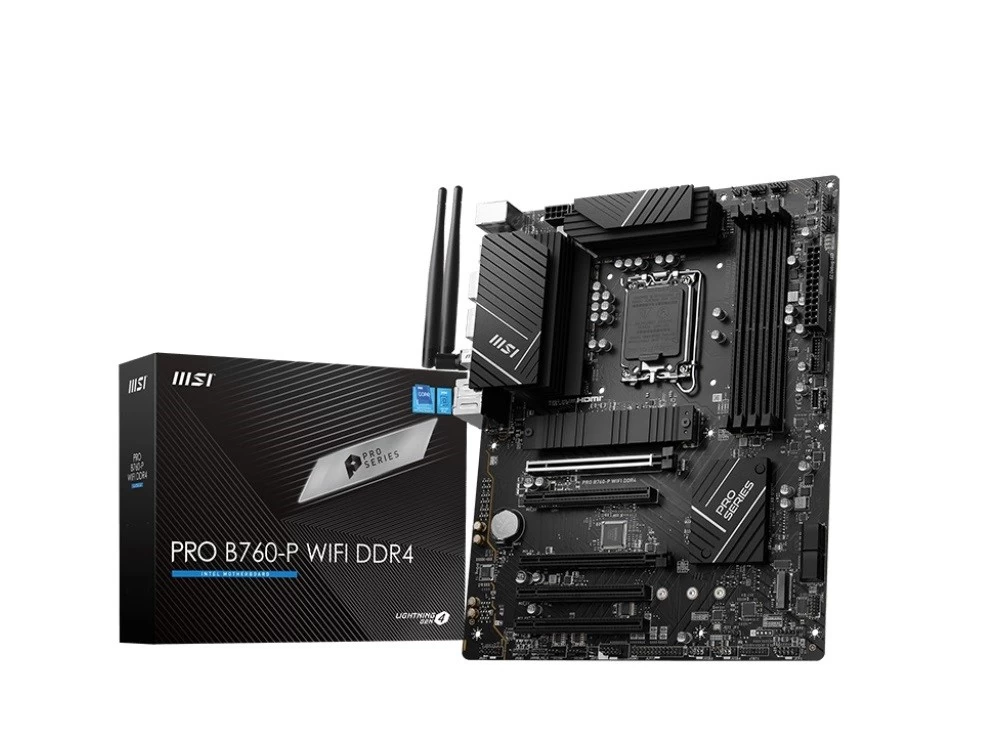PRO B760-P WIFI DDR4    s1700 4DDR4 DP/HDMI ATX