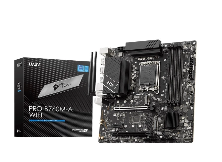 PRO B760M-A WIFI        s1700 4DDR5 DP/HDMI mAT