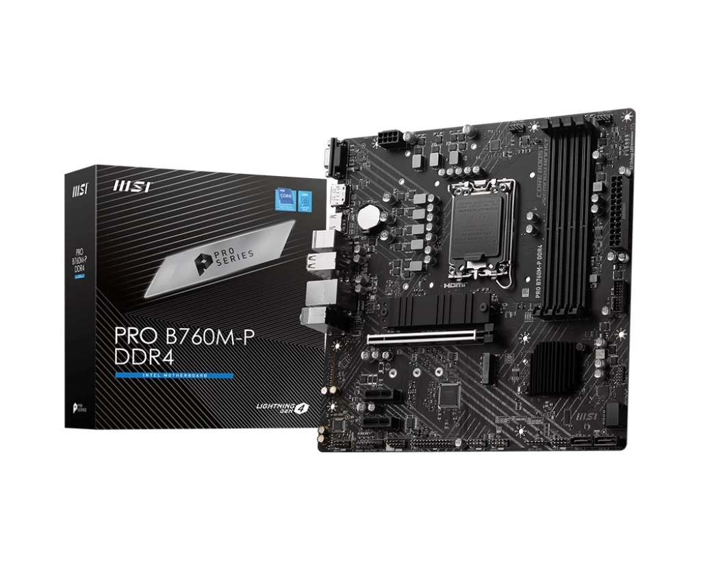 PRO B760M-P DDR4 s1700  4DDR4 DP/HDMI 2M.2 mATX