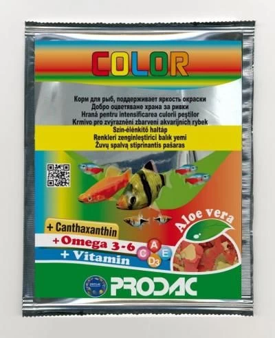 PRODAC COLOR dribsniai ryškinantys spalvas 12g (24), COL12.02