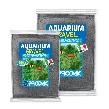 PRODAC Gruntas akvariumui juodas 2-3mm 1kg, Q4KG1