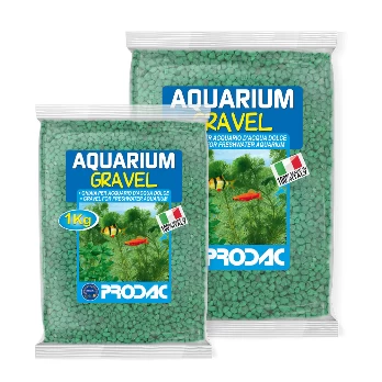 PRODAC Gruntas akvariumui šviesiai žalias 2-3mm 2.5kg, Q6