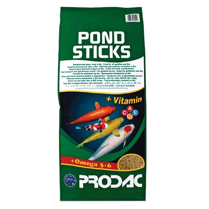 PRODAC Pond Sticks 1kg 8.3l vidutinėms ir didelėms žuvims, FIS1KG