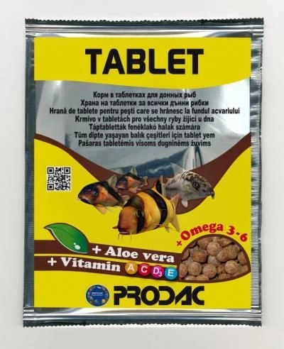 PRODAC TABLET tabletės dugninėms žuvims 12g (24), TA12.02