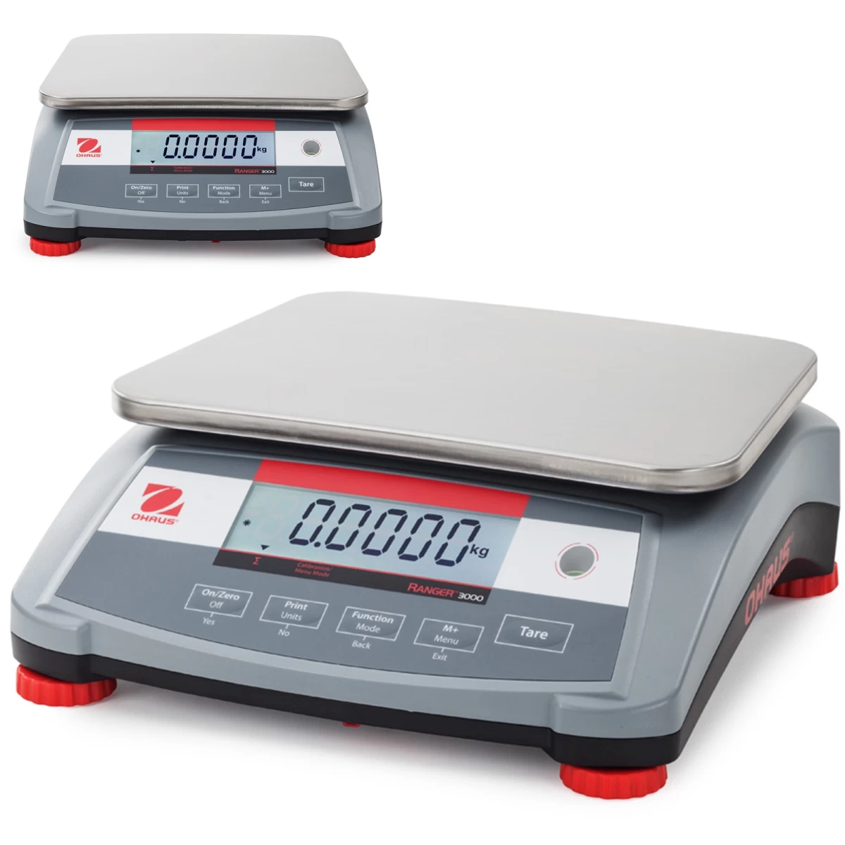 Profesionalios Pramoninės Stendinės Svarstyklės Su įkraunamu Akumuliatoriumi Ranger 3000 30kg / 1g - Ohaus R31p30 Profesionalios Pramoninės Stendinės Svarstyklės Su įkraunamu Akumuliatoriumi Ranger 3000 30kg / 1g - Ohaus R31p30