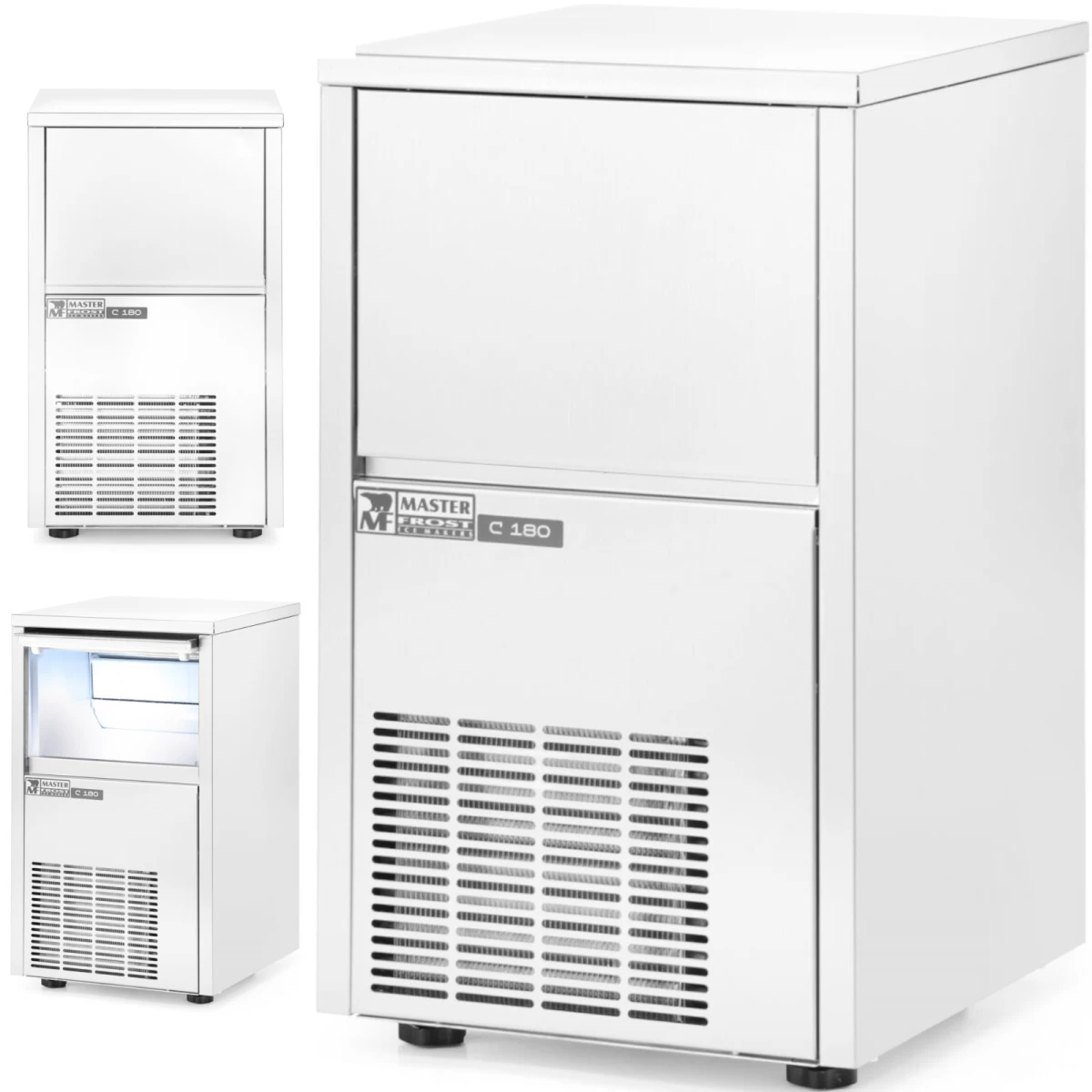 Profesionalus Baro Ledo Kubelių Gaminimo įrenginys 18 Kg / 24 H 180 W