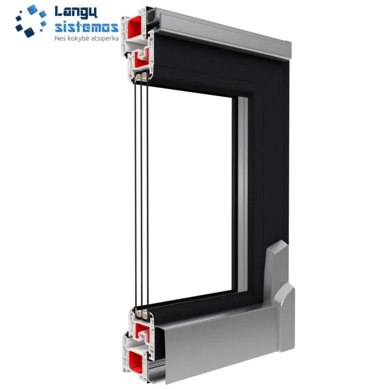PVC terasos durys: Iglo Light PSK PVC terasos durys: Iglo Light PSK