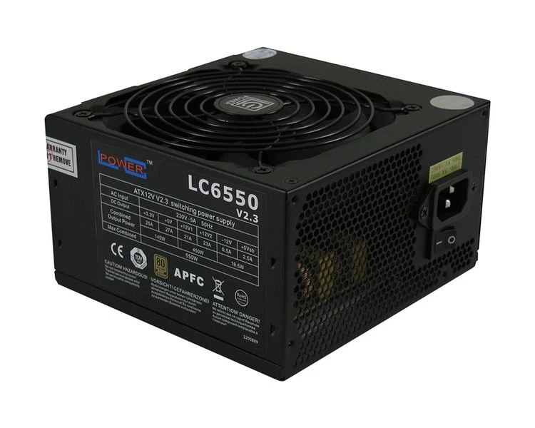 PSU LC-POWER 550W        LC6550 V2.3 80+ BRONZE