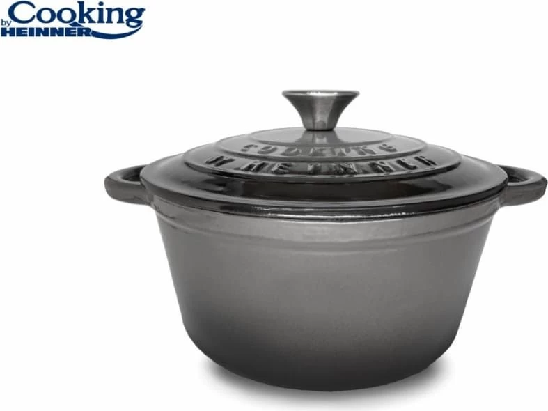 Puodas emaliuoto ketaus 2.9L 22x9.5cm HR-ZVC-C22 HEINNER