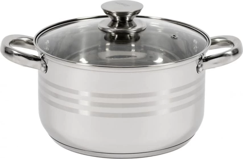Puodas nerūdijančio plieno su teflono danga 4.5L 22x12.5cm HR-HJ-045 HEINNER