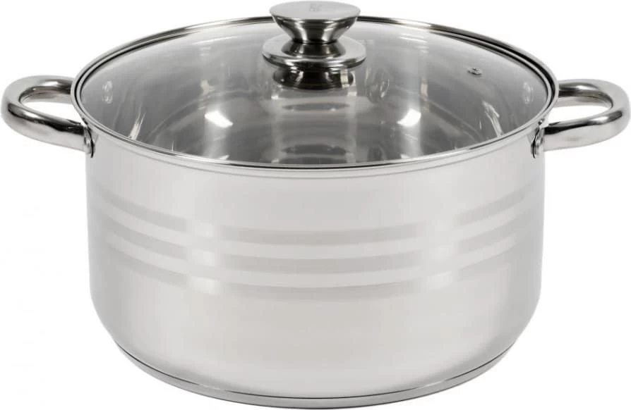 Puodas nerūdijančio plieno su teflono danga 7L 26x14.5cm HR-HJ-07 HEINNER