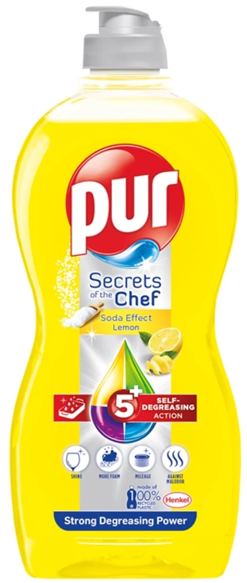 Pur Secrets Of Chef Lemon Indų Ploviklis, 450 Ml