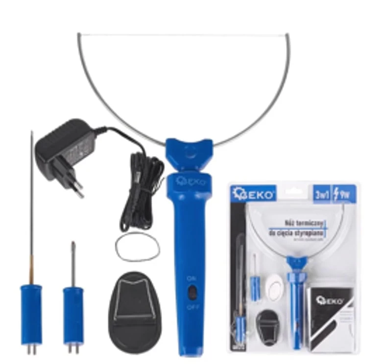 Putų polistirolo pjaustyklė - pirografas | 3 pjovimo antgaliai (H1212)