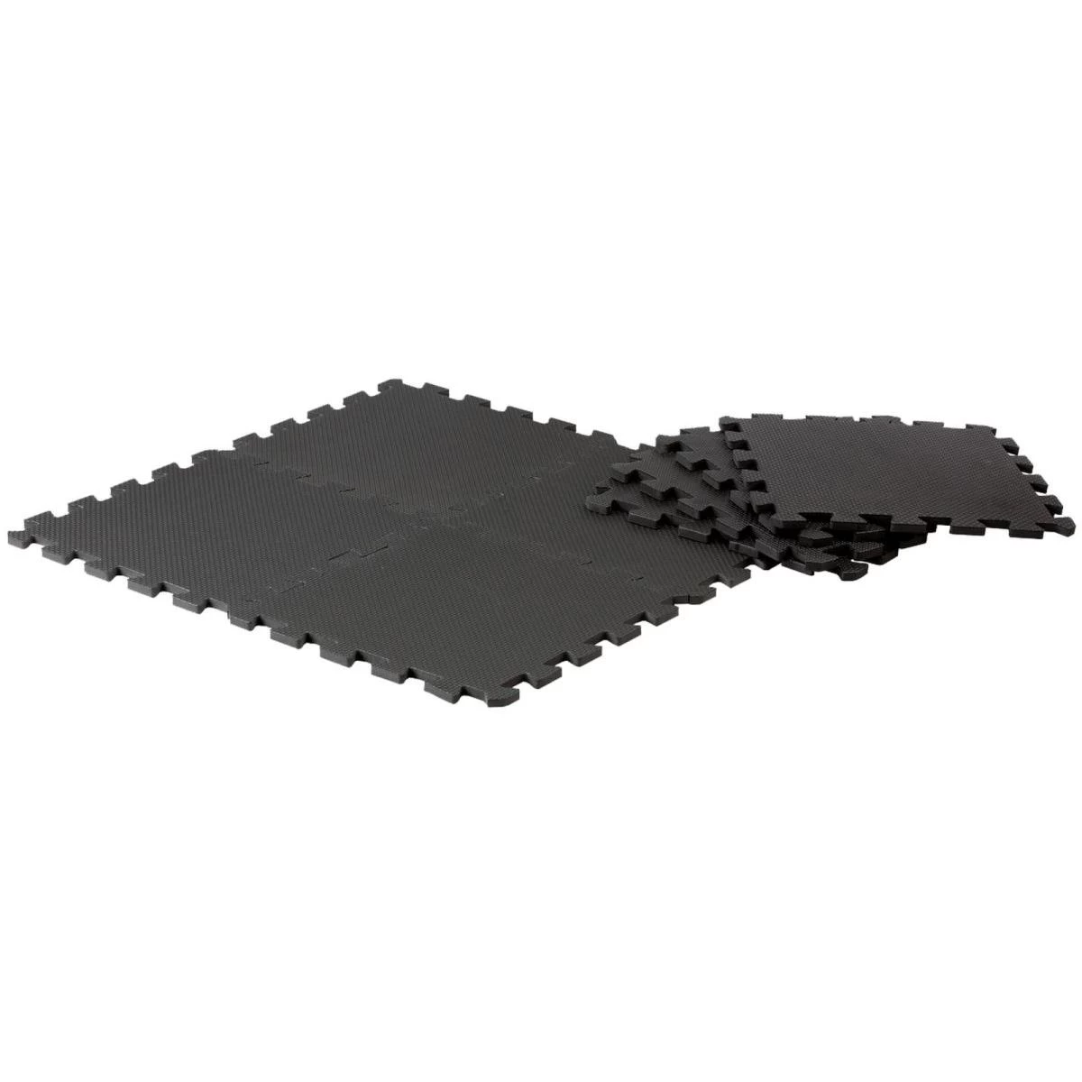 Puzzle Materialas Po Fitness įranga 8 Vnt. 30x30x0,9cm Black Pure 2 Improve